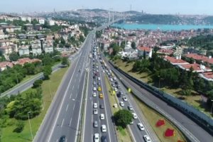 15 Temmuz Şehitler K&ouml;pr&uuml;s&uuml;'nde trafik yoğunluğu