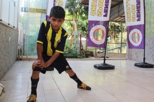 Geleceğin futbol yıldızı olacak!