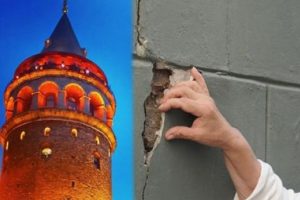 Galata'da &ccedil;atlak paniği: '&Ccedil;&ouml;kmesinden korkuyoruz'