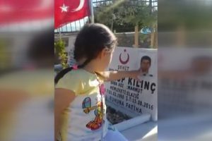 Şehit kızından babasına y&uuml;rek burkan sesleniş