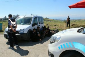 Tekirdağ'da 7 yabancı uyruklu şahıs yakalandı