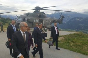 KKTC Cumhurbaşkanı Mustafa Akıncı Cenevre'de
