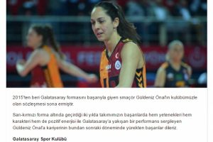 Galatasaray teşekk&uuml;rle veda etti
