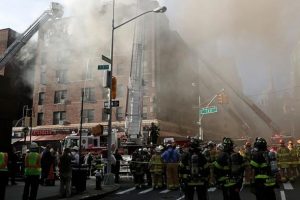 New York'ta korkutan yangın