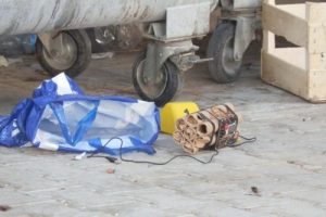 Bomba g&ouml;r&uuml;nt&uuml;s&uuml; verilen d&uuml;zenek korkuttu