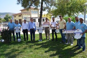 Bursa Gemlik'te sokak hayvanları unutulmadı