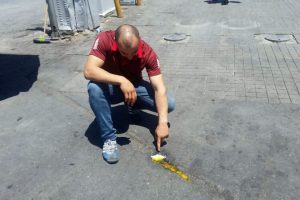 Taksim'de asfaltta yumurta pişirdiler