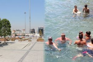 Taksim boşaldı: İstanbullular sahillere akın etti