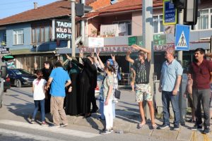 Kocaeli'nde adalet y&uuml;r&uuml;y&uuml;ş&uuml; tepkisi