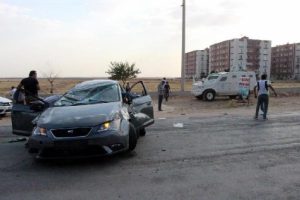 Kına yolunda kaza: 4 yaralı