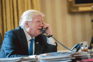 Trump, Merkel ve Gentiloni ile g&ouml;r&uuml;şt&uuml;!