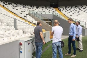 UEFA yetkilileri Vodafone Park'ı inceledi
