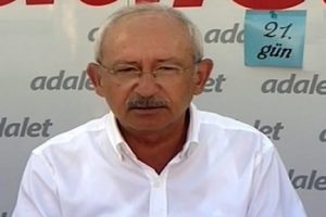 CHP'nin adalet y&uuml;r&uuml;y&uuml;ş&uuml;nde 21. g&uuml;n