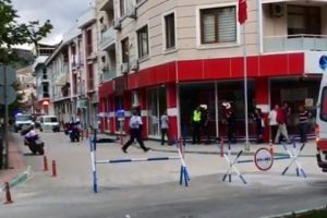 Bursa Gemlik Adliyesi'ndeki dehşet kamerada