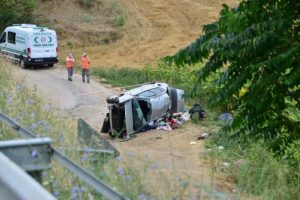 Tokat'ta feci kaza: 3 &ouml;l&uuml;, 5 yaralı