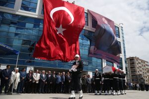 Bursa'da şehit polis memuru i&ccedil;in t&ouml;ren