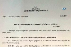 İşte ABD B&uuml;y&uuml;kel&ccedil;iliğinin "ulaşmadı" dediği yazı
