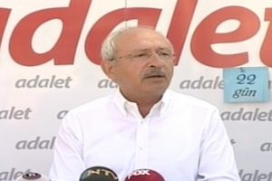 CHP lideri Kılı&ccedil;daroğlu Adalet Y&uuml;r&uuml;y&uuml;ş&uuml;'n&uuml;n 22. g&uuml;n&uuml;nde