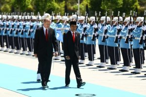 Erdoğan, mevkidaşını resmi t&ouml;renle karşıladı