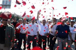 CHP lideri Kılı&ccedil;daroğlu Adalet Y&uuml;r&uuml;y&uuml;ş&uuml;'n&uuml;n 23. g&uuml;n&uuml;nde