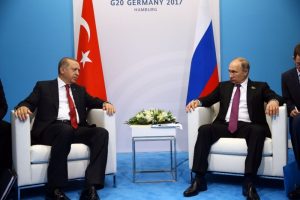 Cumhurbaşkanı Erdoğan'ın, Putin'le g&ouml;r&uuml;şt&uuml;