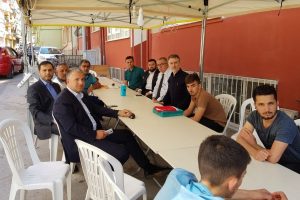 Bursa emniyet mensuplarından şehit polisin ailesine ziyaret