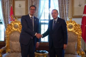 Erdoğan, Sırbistan Cumhurbaşkanı Vucic ile g&ouml;r&uuml;şt&uuml;