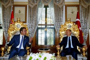 Erdoğan liderlerle g&ouml;r&uuml;şt&uuml;