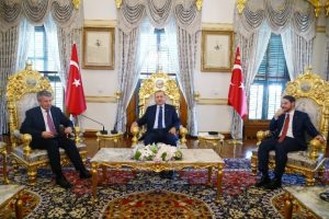 Cumhurbaşkanı Erdoğan Shell D&uuml;nya Başkanı Beurden'ı kabul etti