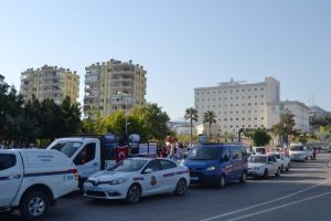 600 ara&ccedil;lık "15 Temmuz" konvoyu