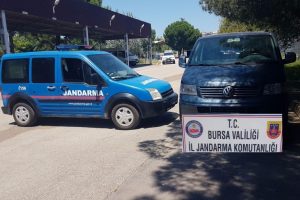 Bursa'da 30 bin liralık kablo hırsızları Jandarma tarafından yakalandı
