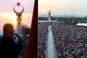 Cumhurbaşkanı Erdoğan, Beştepe'deki Şehitler Abidesi'ni açtı