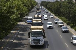 400 belediye aracından 15 Temmuz konvoyu