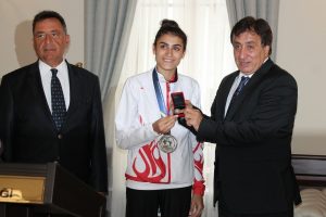 Bursalı sporcu Cumhurbaşkanı Erdoğan'a verdiği s&ouml;z&uuml; tuttu
