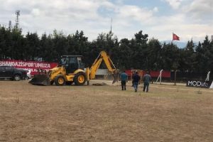 Bursa Orhangazi Stadı'na hibrit &ccedil;im
