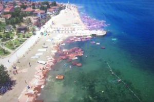Bursa'da denizdeki suntalar drone ile görüntülendi!