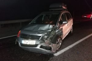 Yola &ccedil;ıkan inek kazaya neden oldu: 9 yaralı