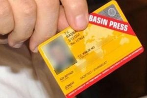 Sarı basın kartı sahibi gazeteci sayısı a&ccedil;ıklandı