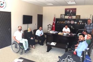 Bursa'da Engelliler Meclisi'den Kamu Hastaneleri Birliği Genel Sekreterliğine Ziyaret