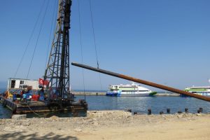 Bursa Mudanya sahiline son kazık &ccedil;akıldı
