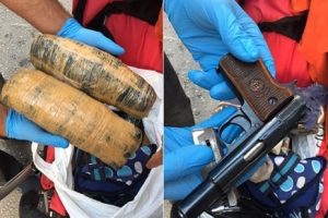 Bebek arabasından 4 kilogram esrar &ccedil;ıktı