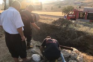 İtfaiye yavru k&ouml;pek i&ccedil;in 50 metre kazdı