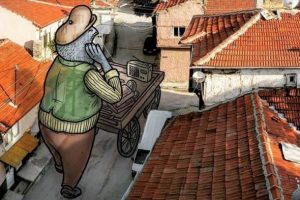 Şehrin sokaklarını 'lilliput'larla tanıtıyor