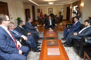 Bursa Osmangazi Belediye Başkanı D&uuml;ndar'dan Ankara ziyareti