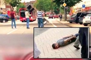Hamburg kahramanı oldu! Ter&ouml;risti &Ouml;mer yakaladı