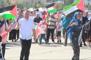 Vatandaşlar "B&uuml;y&uuml;k Kud&uuml;s Mitingi" mitingi i&ccedil;in toplanmaya başladı