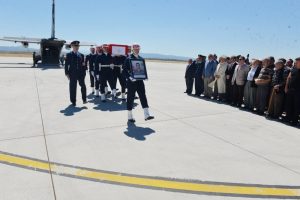Şehit Piyade Er Akyıldız'ın cenazesi K&uuml;tahya'ya getirildi