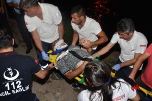 Sulama kanalına d&uuml;şt&uuml;, &ouml;l&uuml;mden d&ouml;nd&uuml;
