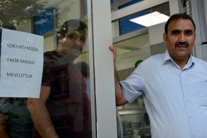 Lokantalarında ihtiya&ccedil; sahiplerinden &uuml;cret alınmayan il&ccedil;e