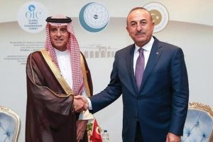 Bakan &Ccedil;avuşoğlu, Suudi mevkidaşı Cubeyr ile g&ouml;r&uuml;şt&uuml;